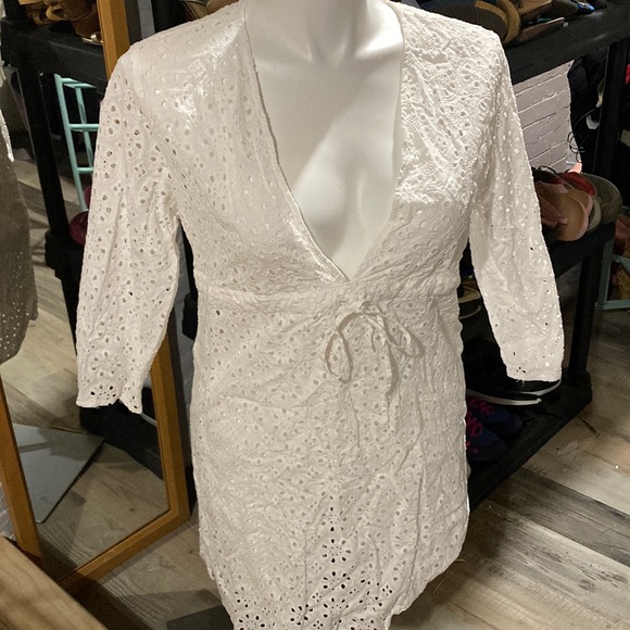 Talbots Other - Talbots beach coverup 100% eyelet & cotton